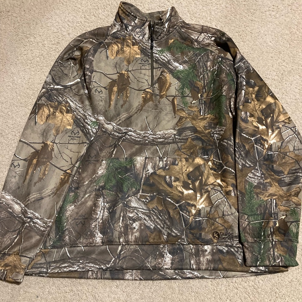Realtree 1/4 zip pullover